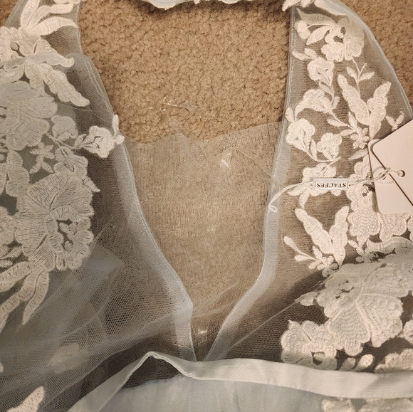 BLUE FORMAL/WEDDING DRESS - Picture 14 of 16